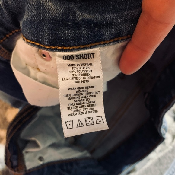 Aeropostale ripped jeans size 000 short - Picture 3 of 4